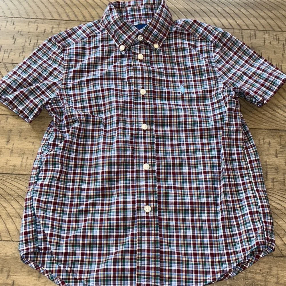 Ralph Lauren 💯 Cotton Natural Stretch Short Sleeve Shirt Unisex